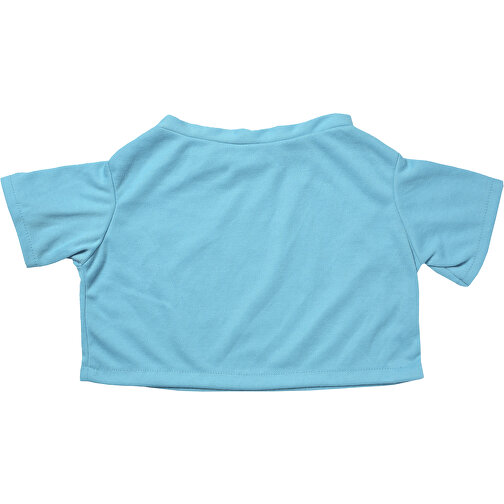 Mini-T-Shirt , türkis, 100% Polyester, 22,50cm x 0,50cm x 40,00cm (Länge x Höhe x Breite), Bild 1