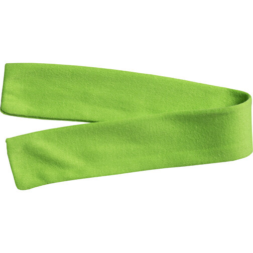 Schal , hellgrün, 100% Polyester, 35,00cm x 0,30cm x 4,00cm (Länge x Höhe x Breite), Bild 1