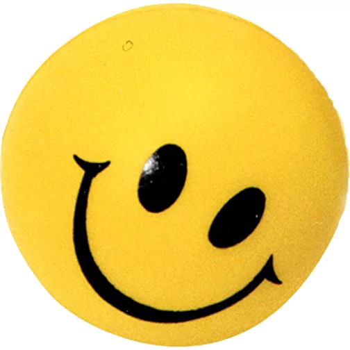 Balle anti-stress Happy Face 5 cm, Image 1