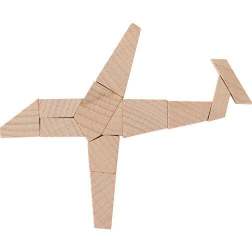 Das Flieger-Puzzle , , 6,50cm x 1,30cm x 5,00cm (Länge x Höhe x Breite), Bild 2