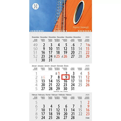 Calendrier 3 mois DIN A3 'Trinus Euro', Image 2