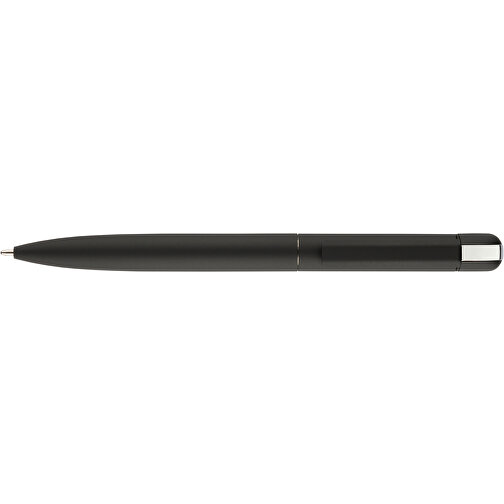 Kugelschreiber ONYX K-I , Promo Effects, schwarz, Metall gummiert, 13,80cm (Länge), Bild 2