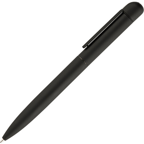Kugelschreiber ONYX K-I , Promo Effects, schwarz, Metall gummiert, 13,80cm (Länge), Bild 3