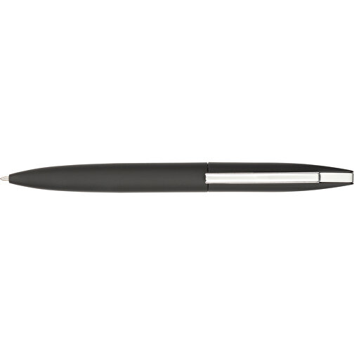 Kugelschreiber ONYX K-III , Promo Effects, schwarz, Metall gummiert, 13,90cm (Länge), Bild 2