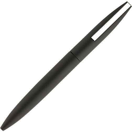 Kugelschreiber ONYX K-III , Promo Effects, schwarz, Metall gummiert, 13,90cm (Länge), Bild 3