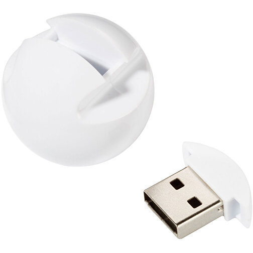 USB Stick ONYX U-IV , Promo Effects MB , weiß/ weiß MB , 8 GB , Kunststoff MB , 3 - 10 MB/s MB , , Bild 2