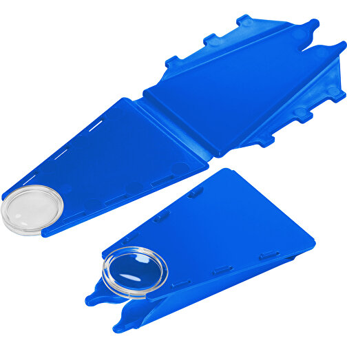 Zeckenentferner Mit Lupe , blau, PP+PS, 13,20cm x 0,10cm x 4,80cm (Länge x Höhe x Breite), Bild 1