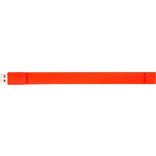 USB-Stick WRIST 8GB , Promo Effects MB , rot MB , 8 GB , Kunststoff MB , 3 - 10 MB/s MB , 20,70cm x 1,80cm (Länge x Breite), Bild 2