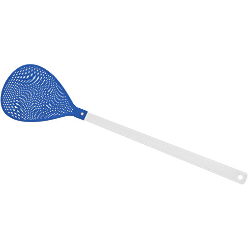 Fliegenklatsche 'Oval' , weiß, blau, PE+PS, 43,30cm x 0,50cm x 10,20cm (Länge x Höhe x Breite), Bild 1