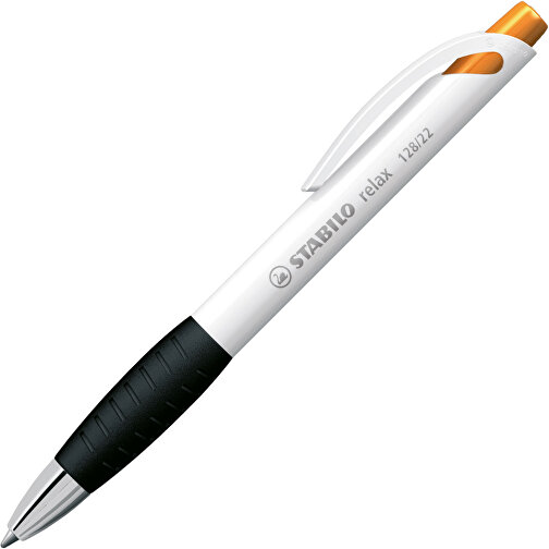 STABILO Relax Kugelschreiber , Stabilo, orange, Kunststoff, 14,60cm x 1,60cm x 1,30cm (Länge x Höhe x Breite), Bild 2