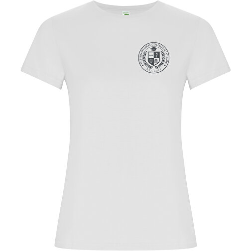 Golden T-Shirt Für Damen , weiß, Single jersey Strick 100% Bio Baumwolle, 160 g/m2, M, , Bild 2