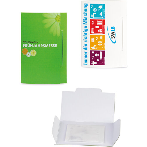 Flower-Card Mit Samen - Kräutermischung , individuell, Saatgut, Papier, 5,50cm x 8,00cm (Länge x Breite), Bild 4