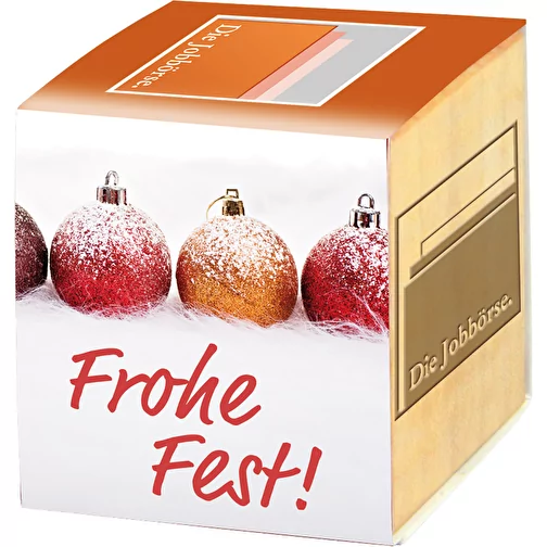 Pot cube bois Mini de Noël - Epicéa - Epicéa, Image 2