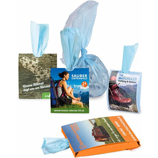 Pocket-Bag Maxi , individuell, Papier, Kunststoff, 6,30cm x 1,00cm x 7,50cm (Länge x Höhe x Breite), Bild 1