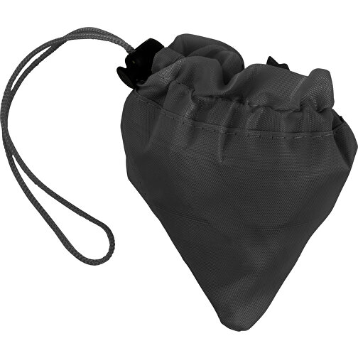 Faltbare Einkaufstasche Edge , schwarz, Polyester 210D, 105,00cm (Breite), Bild 1