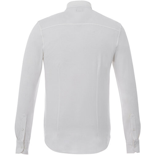 Bigelow Langarm Hemd , weiß, Double Pique Strick 95% Baumwolle, 5% Elastan, 200 g/m2, XL, , Bild 6
