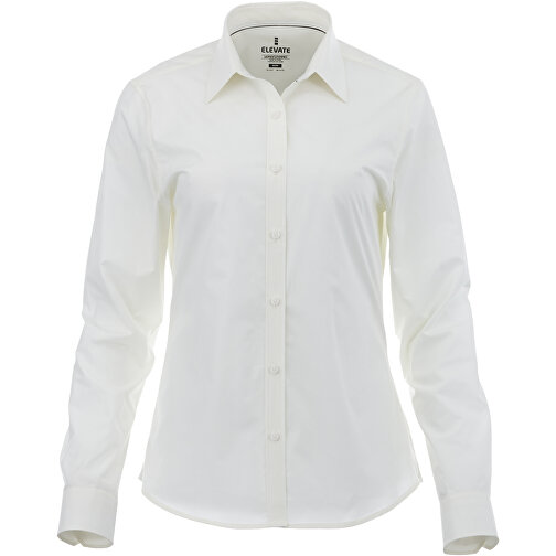 Hamell Langärmlige Bluse , weiß, Poplin-Gewebe 97% Baumwolle, 3% Elastan, 118 g/m2, M, , Bild 2