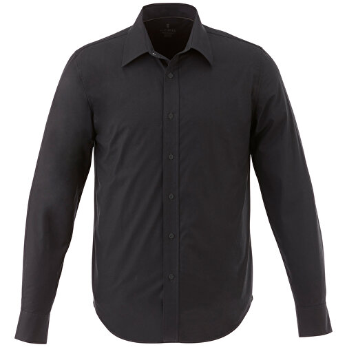 Hamell Langärmliges Hemd , schwarz, Poplin-Gewebe 97% Baumwolle, 3% Elastan, 118 g/m2, M, , Bild 12