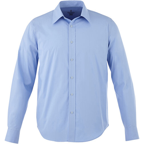 Hamell Langärmliges Hemd , hellblau, Poplin-Gewebe 97% Baumwolle, 3% Elastan, 118 g/m2, XXXL, , Bild 2