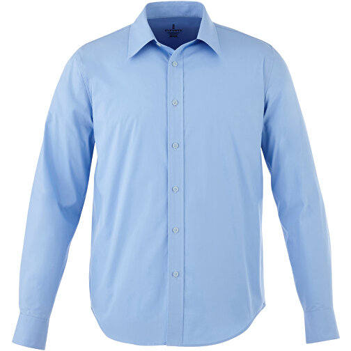 Hamell Langärmliges Hemd , hellblau, Poplin-Gewebe 97% Baumwolle, 3% Elastan, 118 g/m2, XXL, , Bild 13