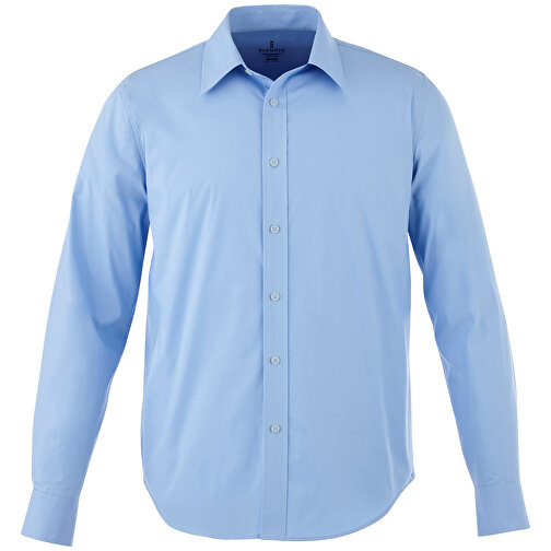 Hamell Langärmliges Hemd , hellblau, Poplin-Gewebe 97% Baumwolle, 3% Elastan, 118 g/m2, XL, , Bild 14