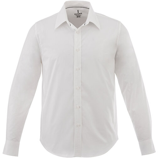 Hamell Langärmliges Hemd , weiß, Poplin-Gewebe 97% Baumwolle, 3% Elastan, 118 g/m2, XXXL, , Bild 5