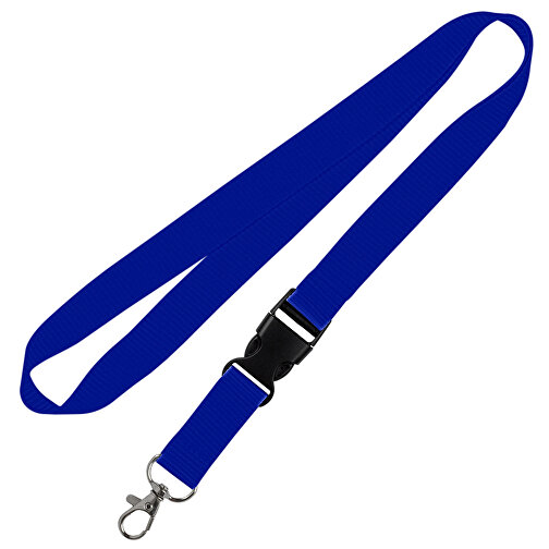 Schlüsselband Standard , Promo Effects, blau, Polyester, 105,00cm x 2,00cm (Länge x Breite), Bild 1