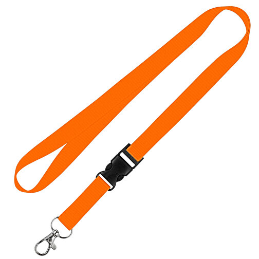 Schlüsselband Standard , Promo Effects, orange, Polyester, 105,00cm x 1,50cm (Länge x Breite), Bild 1