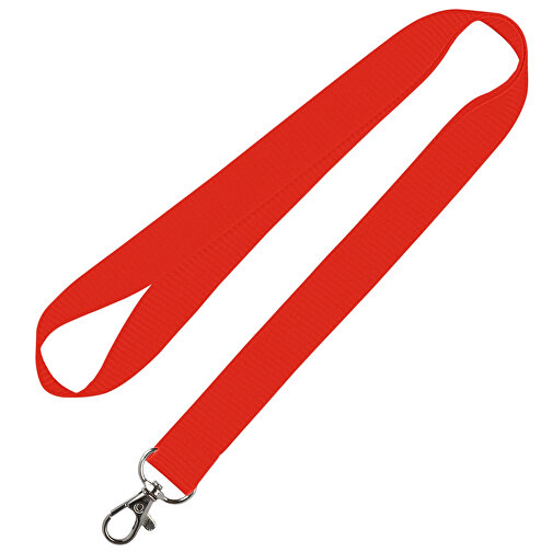 Schlüsselband Standard , Promo Effects, rot, Polyester, 92,00cm x 2,50cm (Länge x Breite), Bild 1