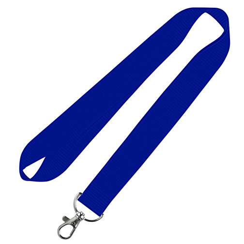 Schlüsselband Standard , Promo Effects, blau, Polyester, 92,00cm x 2,00cm (Länge x Breite), Bild 1
