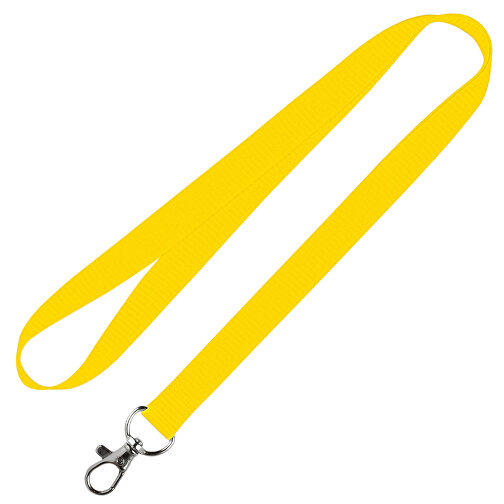 Schlüsselband Standard , Promo Effects, gelb, Polyester, 92,00cm x 1,50cm (Länge x Breite), Bild 1