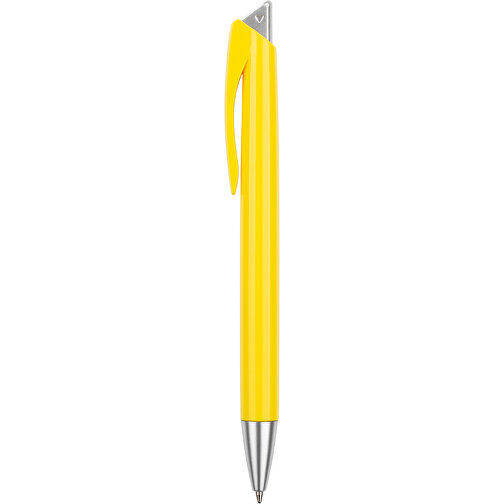 Kugelschreiber Roxi Color , Promo Effects, gelb, Kunststoff, 14,10cm (Länge), Bild 2