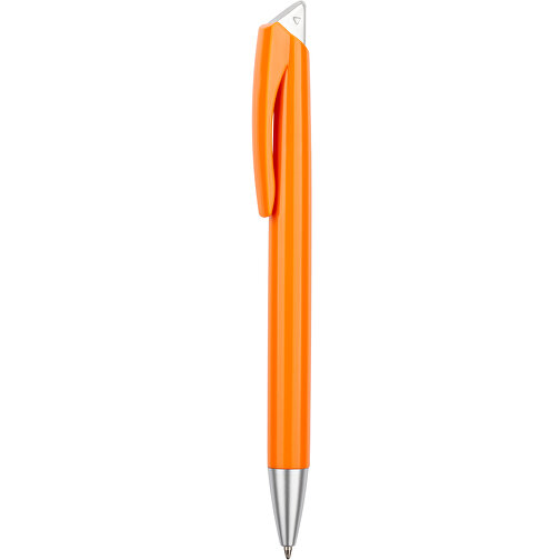 Kugelschreiber Roxi Color , Promo Effects, orange, Kunststoff, 14,10cm (Länge), Bild 1
