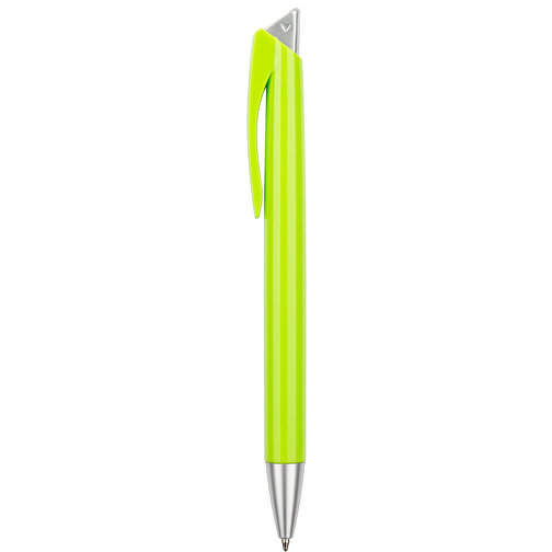 Kugelschreiber Roxi Color , Promo Effects, grün, Kunststoff, 14,10cm (Länge), Bild 2