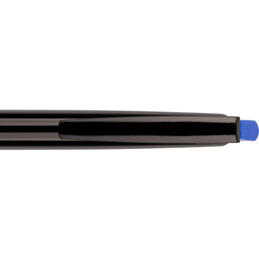 Kugelschreiber Roxi Schwarz , Promo Effects, schwarz / blau, Kunststoff, 14,10cm (Länge), Bild 9