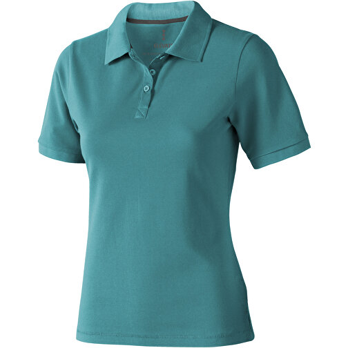 Calgary Poloshirt Für Damen , aquablau, Piqué Strick  Baumwolle, 200 g/m2, XXL, , Bild 1