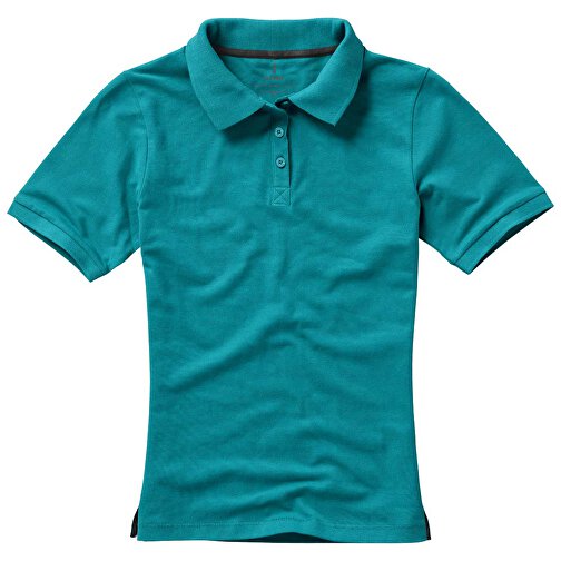 Calgary Poloshirt Für Damen , aquablau, Piqué Strick  Baumwolle, 200 g/m2, XL, , Bild 10