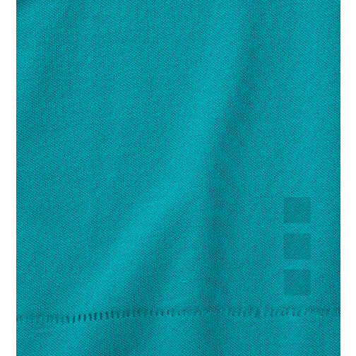 Calgary Poloshirt Für Herren , aquablau, Piqué Strick 100% BCI Baumwolle, 200 g/m2, XL, , Bild 4