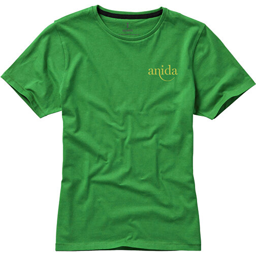 Nanaimo – T-Shirt Für Damen , farngrün, Single jersey Strick 100% BCI Baumwolle, 160 g/m2, XXL, , Bild 2