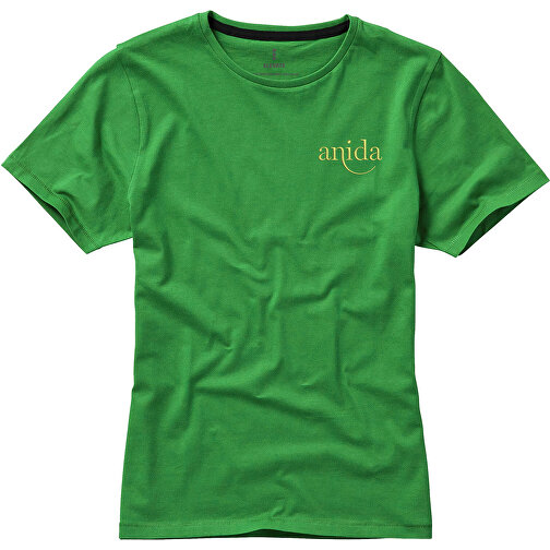 Nanaimo – T-Shirt Für Damen , farngrün, Single jersey Strick 100% BCI Baumwolle, 160 g/m2, XXL, , Bild 3