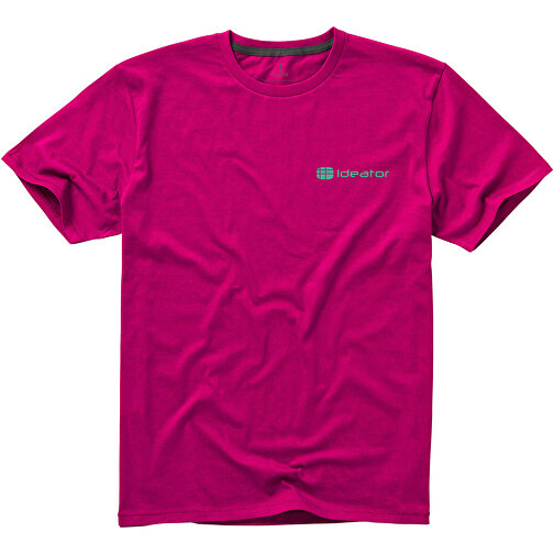 Nanaimo T-Shirt Für Herren , magenta, Single jersey Strick 100% BCI Baumwolle, 160 g/m2, XXL, , Bild 2