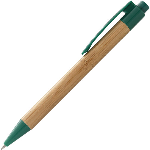 Borneo Bambus Kugelschreiber , Green Concept, natur, grün, Bambusholz, 14,10cm (Länge), Bild 2