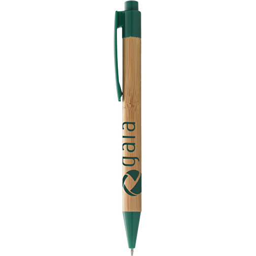 Borneo Bambus Kugelschreiber , Green Concept, natur, grün, Bambusholz, 14,10cm (Länge), Bild 5