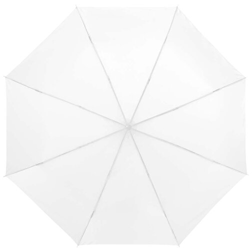 Ida 21,5' Kompaktregenschirm , weiß, Polyester, 24,00cm (Höhe), Bild 14