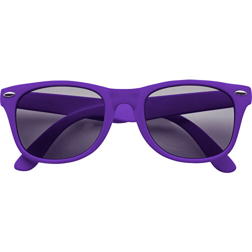 Sonnenbrille Aus Kunststoff Kenzie , violett, PVC, PC, 15,00cm x 4,60cm x 14,00cm (Länge x Höhe x Breite), Bild 1
