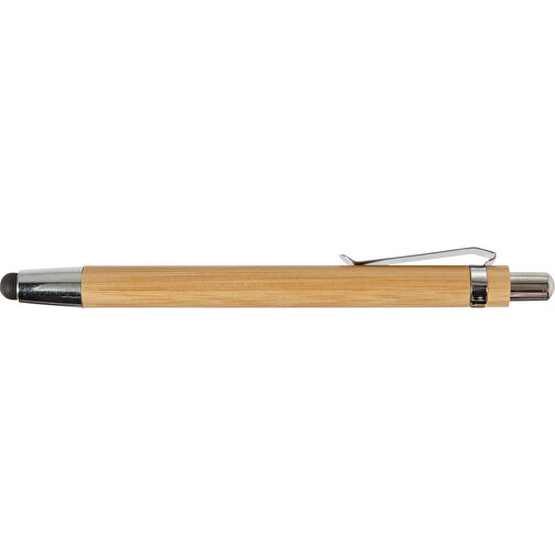 Penna a sfera in bamboo capacitiva, refill nero, Immagine 3