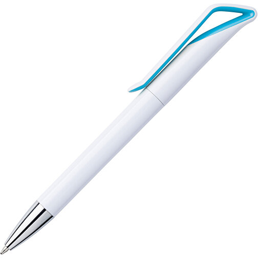 Kugelschreiber Aus Kunststoff Tamir , hellblau, ABS, Plastik, , Bild 2