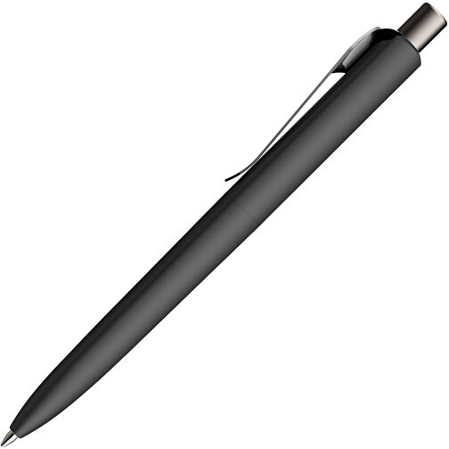 Prodir DS8 PSR Push Kugelschreiber , Prodir, schwarz/graphit satiniert, Kunststoff/Metall, 14,10cm x 1,50cm (Länge x Breite), Bild 4