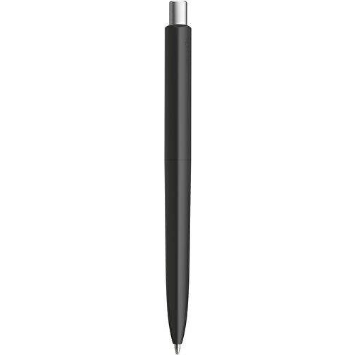 Prodir DS8 PSR Push Kugelschreiber , Prodir, schwarz/silber satiniert, Kunststoff/Metall, 14,10cm x 1,50cm (Länge x Breite), Bild 3