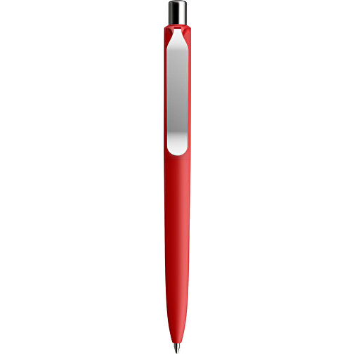 Prodir DS8 PSR Push Kugelschreiber , Prodir, dunkelrot/silber poliert, Kunststoff/Metall, 14,10cm x 1,50cm (Länge x Breite), Bild 1